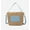 Blue, variant on Women’s Straw Weave Fashionable Bucket Tote Bag Best Casual Straw Bag