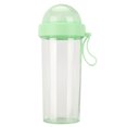 thumbnail image 1 of Botella de Agua NikouMX 600ml con Pajitas Verde Rosa, 1 of 8