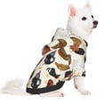 thumbnail image 3 of Junzan Roosters And Chickens Dog Hoodie Puppy Sweater Sweatshirt,Cold Weather Coat Pet Clothes for Dog Cat-Medium, 3 of 9