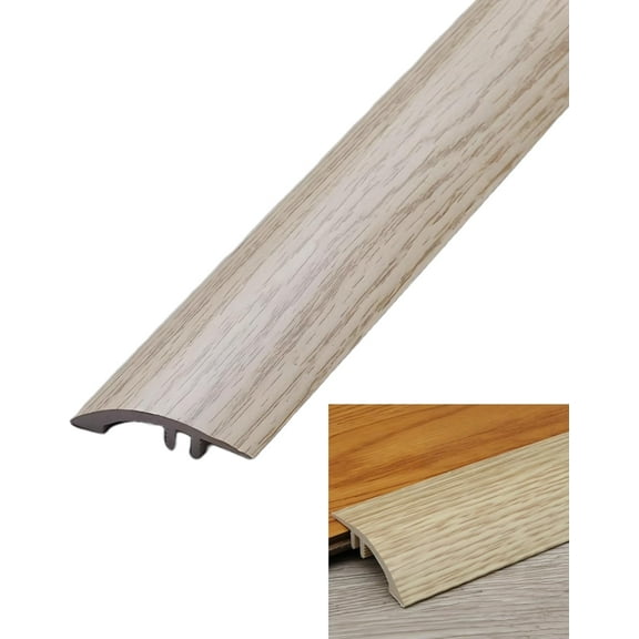 Threshold Ramps for Doorways: Floor Transition Strip, 2025 New Self Adhesive PVC Door Threshold Ramp Transition Strip, for Entry, Carpet, Tile, Wheelchair, Threshold Reducer 3/4 Inch (Khaki)