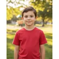 thumbnail image 1 of Playera Infantil Algodón Cuello Redondo Color Rojo, 1 of 2