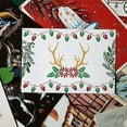 thumbnail image 6 of 2Pcs 11x8.6 Inch Christmas Themed Self-Adhesive Silk Screen Printing Stencil Christmas Silk Screen Stencil Elk Antler Wreath Bell Pattern Mesh Stencils, 6 of 9