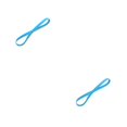 thumbnail image 2 of Diadema unisex Sonducket deportes banda cabeza ajustable estilo simple elástico bobbles accesorios cabello Azul 2Conjunto, 2 of 6