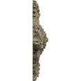 thumbnail image 4 of 35 7/8"W x 22 1/2"H x 4 3/8"P Antonio Ceiling Medallion, Hand-Painted Gobi Desert Crackle, 4 of 6