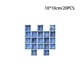 thumbnail image 4 of Billuyoard 10 Uds mosaico adhesivo para pared hogar cocina baño autoadhesivo azulejo adhesivo azulejos decoraciones negro 10*10*20 piezas Decoración del hogar Azul 10*10*20 piezas Billuyoard HA064277-03, 4 of 6