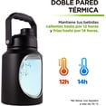 thumbnail image 3 of Termo de Acero Inoxidable Hikeo XXL Doble Pared de Aislamiento Térmico 3.78L, 3 of 8