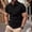 Black, variant on Adult Polo T Shirts for Men Short Sleeve Button Tees Shirts Basic White TShirts for Men