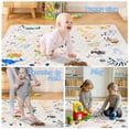 thumbnail image 3 of Ludolm Baby Play Mat for Floor - 50x50 inches Kids Foldable Playmat for Babies and Toddlers, 3 of 8