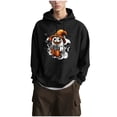 thumbnail image 3 of Frostluinai Holloween Hoodies for Women and Men Long Sleeve Casual Pullover Tops Cute Pumpkin Graphic Sweat Shirts with Pocket, 3 of 7