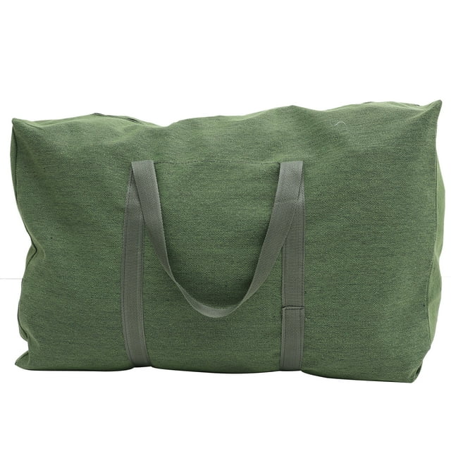 Bolsa de lona de viaje de gran capacidad, bolsa de lona para equipaje de viaje, bolsa de lona grande, verde oliva