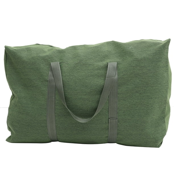 Bolsa de lona de viaje de gran capacidad, bolsa de lona para equipaje de viaje, bolsa de lona grande, verde oliva