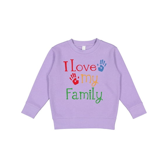 Inktastic I Love My Family Toddler Sweatshirt