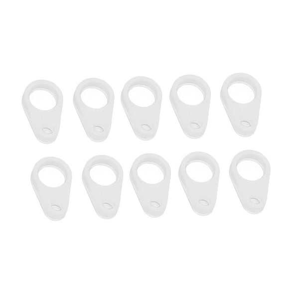 10pcs Hearing Aid Clip Adaptor Prevent Loss Hearing Aid Silicone Ring for Elderly Kids
