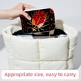 thumbnail image 6 of Ladybird Velvet Portable Jewelry Organizer Box with Removable Compartment - Earring Holder and Gift Jewelry Box, 6 of 7
