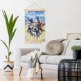 thumbnail image 6 of Genshin Impact Wooden Shaft Hanging Poster Home Decor Poster Wall Art Painting For Living Room Bedroom 12"X18", 6 of 7