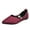 Wine, variant on Vedolay Dressy Casual Shoes Women Loafers for Ladies Slip On Leather Comfort Rubber Sole Flats Shoes,Black 9.5