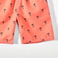 thumbnail image 6 of HAOTAGS Boys Board Shorts, Elastic Waist Quick Dry with Pockets Kids Stretchy Beach Swim Trunks Orange Size 6T, 6 of 6