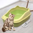 thumbnail image 1 of Bandeja de Arena para Gatos Salvador Semicerrado 22x15x7,8 Verde, 1 of 10