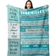 thumbnail image 1 of LHSHID Daughter Gift from Mom Dad Gifts for Daughter from Mothers Father Birthday Gifts for Daughter Daughter Gifts for Graduation Christmas Birthday Valentines Mothers Day Blanket 40"x50", 1 of 7