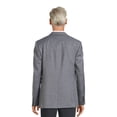 thumbnail image 3 of Lands' End Men's Grey and Evening Blue Tricolor Check Sport Coat, 3 of 5