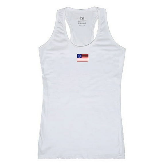 Rapid Dominance G02-BR1-WHT-04 Betsy Ross 1 Graphic Tank Top, White - Extra Large