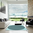 thumbnail image 7 of Ahgly Company Machine Washable Indoor Rectangle Transitional Medium Teal Green Area Rugs, 5' x 8', 7 of 7