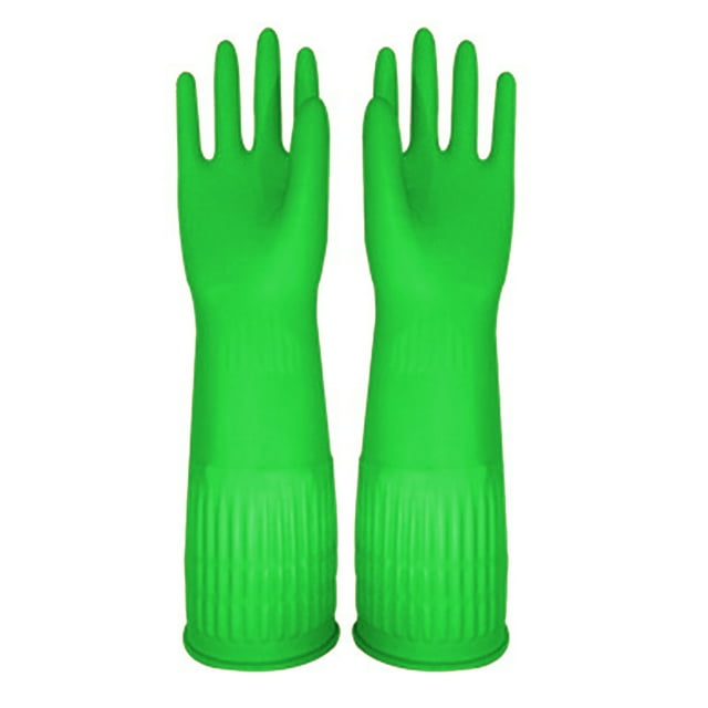 Full Hand Protection Gloves Waterproof Non-slip Dishwashing Gloves Heat-insulated Kitchen Cleaning Tool