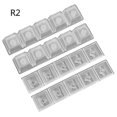 thumbnail image 1 of Diy Gaming Cherry Profile Transparent Layer Abs E Backlit Keycap, 1 of 5