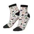 thumbnail image 3 of Salouo Black Cat And Snake Pattern Unisex Middle Tube Socks,Middle-Finger Knee High Socks Over The Calf Tube Stocking Crew Stockings for Women and Men Tube Socks, 3 of 8
