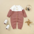 thumbnail image 2 of Vedolay Bodysuit Baby Girl Baby Girl 2023 Autumn Print Long Sleeve Bodysuit Pink,80, 2 of 5