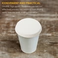 thumbnail image 4 of MasteelfCA 100Pcs Disposable Cup Covers Paper Cup Lids Hot Cup Lids Drinking Lids, 4 of 8