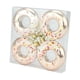 thumbnail image 5 of 4 piezas de decoración navideña colgante de donut para puerta de oficina Champán, 5 of 9