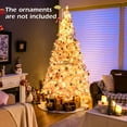 thumbnail image 4 of Gymax 7.5FT Pre-Lit Hinged Artificial Snow Christmas Tree Decor Tree w/ 450 LED Lights, 4 of 10