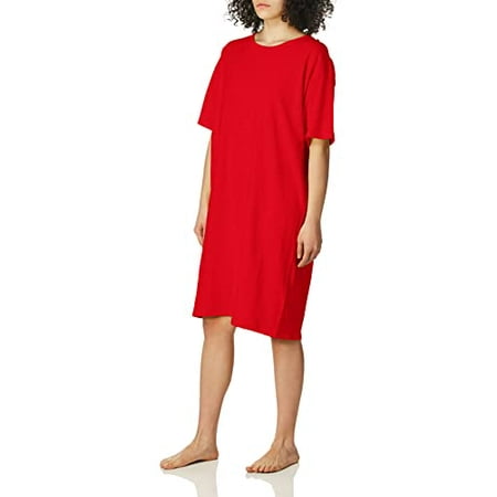 

Hanes Women s Wear Around Nightshirt Red One Size