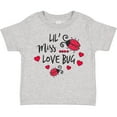 thumbnail image 3 of Inktastic Lil Miss Love Bug with Lady Bug and Hearts Girls Toddler T-Shirt, 3 of 5