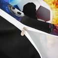 thumbnail image 4 of Erosebridal Soccer Ball Games Kids Queen Duvet Cover Set For Football Lovers,Orange Blue Black Bedding,Reversible Black 3-Piece,No Comforter, 4 of 6
