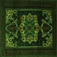 thumbnail image 1 of Ahgly Company Indoor Square Persian Green Traditional Area Rugs, 5' Square, 1 of 1