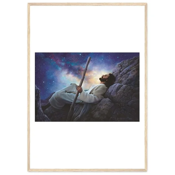 Kna Prints - Jesus Greg-Olsen Worlds Without End Art Poster And Wall Art Picture Print For Home Decor, Living Room, Bedroom, Office, UNFRAMED-8x12