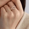 thumbnail image 2 of Pear Diamond Enhancer Wedding Band IN 14K Yellow Gold Vermeil- Unique Art Deco Matching Ring Jacket, 2 of 6