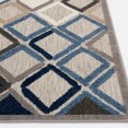 thumbnail image 4 of Ashton woods Home Imanie 2'2" x 3' Deep Gray Geometric Woven Polypropylene Outdoor Area Rug, 4 of 7