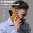 thumbnail image 5 of Wallet Case for Samsung Galaxy S25 Ultra Compatible with Mag-Safe for Men Women, Detachable Magnetic 2-in-1 PU Leather Wallet Phone Case Cover with Folio Card Slot Holder, Desertgold, 5 of 11