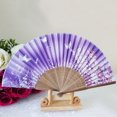 thumbnail image 2 of Miyuadkai Fans Clearance Pattern Folding Dance Wedding Party Lace Silk Folding Hand Held Flower Fan G Room Decor G, 2 of 2