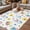 Pink, variant on Easter Outdoor Rug for Patio/Deck/Porch, Non-Slip Large Area Rug 3 x 5 Ft, Spring Watercolor Bunny Eggs Flowers Beige Indoor Outdoor Rugs Washable Area Rugs, Reversible Camping Rug Carpet Runner