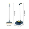 thumbnail image 3 of Brooms Indoor Rotatable Standing Storage Buckle Type Brooms And Dustpan Set with Scraping Teeth And Scraper Deep Cleaning Suitable for Home on Clearance, 3 of 9
