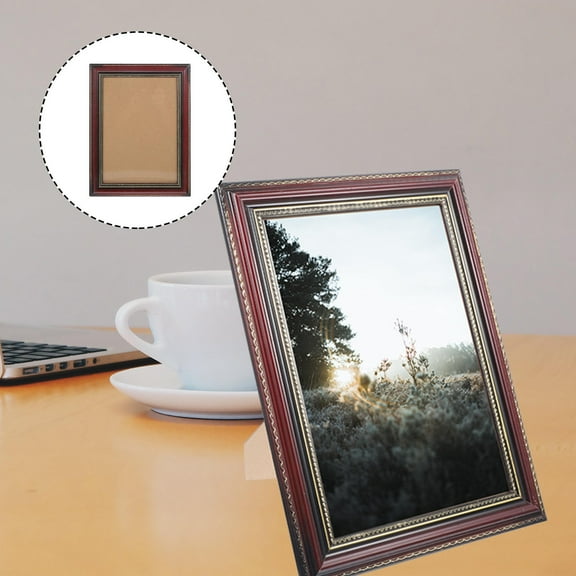 HONITANO Memorial Wood Photo Frame Rectangular 1Set 14.1X10.6X0.6In