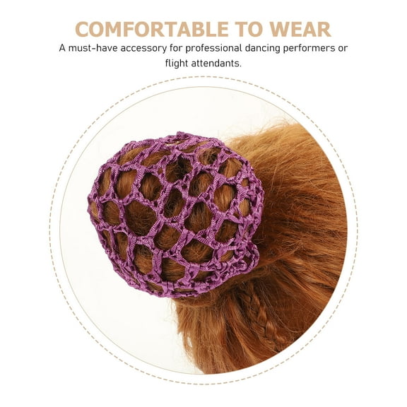 SOPOTUTU 14Pcs Mesh Crochet Hair Nets Assorted Colors Hair Bun Covers for Women and Girls