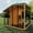 Solid wood color, variant on Gaderth Outdoor Dog Kennel with Galvanized Steel Roof & Cedar Wood Shelter, Lockable Secure Gate, Feeding and Back Doors, Water & Food Tray, Pet House for Backyard