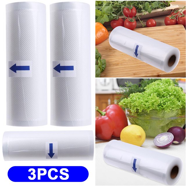 Bolsas Sellador Alimentos Al Almacenamiento Rollo Ahorro para Mantener Fresco La