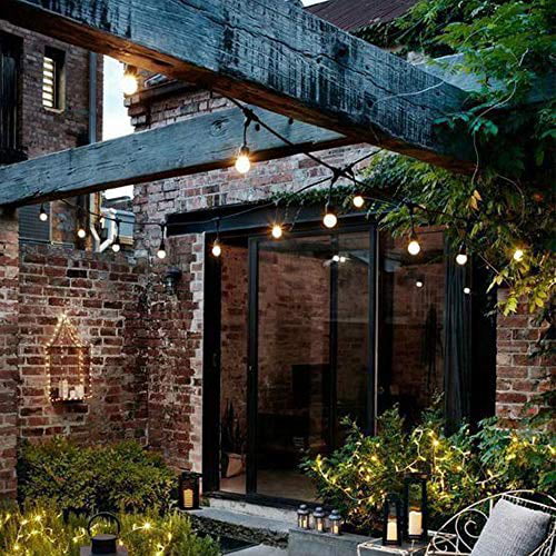 Led S14 Warm White Bulbs Waterproof, How To Hang Outdoor String Lights On Brick Wall