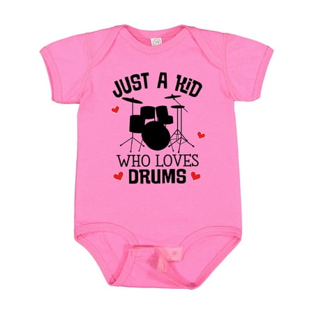 

Inktastic Future Drummer Kid Loves Drums Gift Baby Boy or Baby Girl Bodysuit